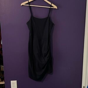 Stretchy, rouched hem cocktail dress